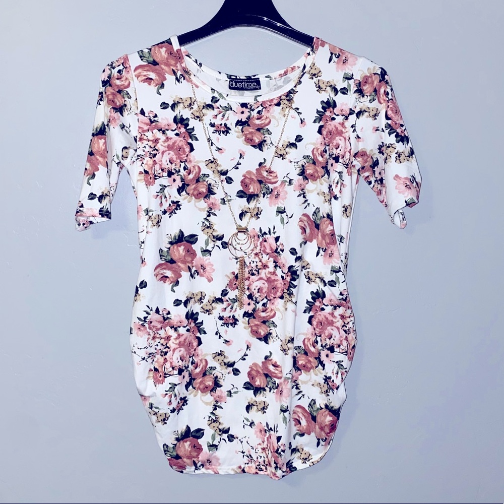 New Flower Maternity Shirt